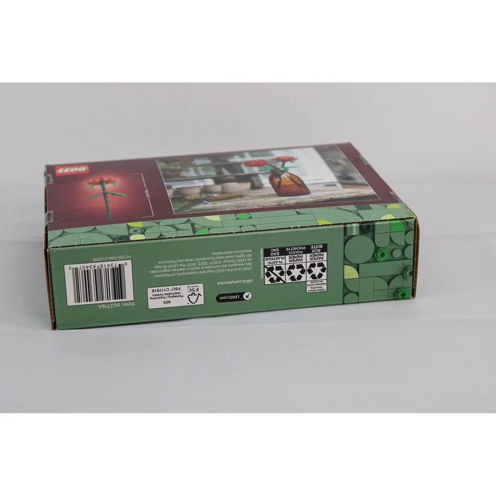 LEGO Botanicals Roses‎ 40460 Building Set 120 Pieces Red Flowers New Sealed